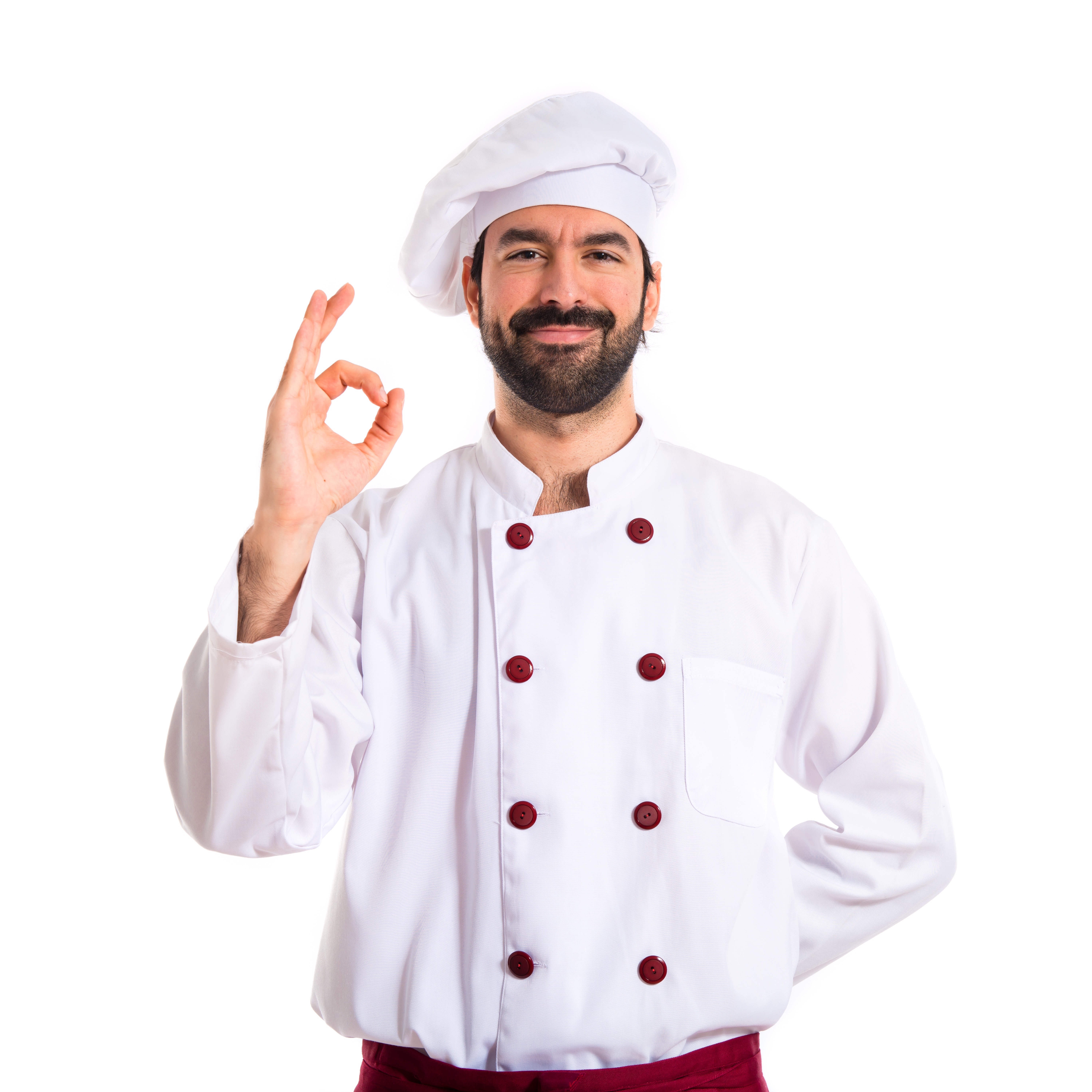 Chef giving an OK sign